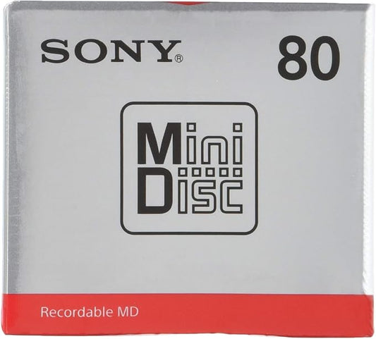 Mini Disc Sony MD80 – 80 Minutes – Fabriqué au Japon