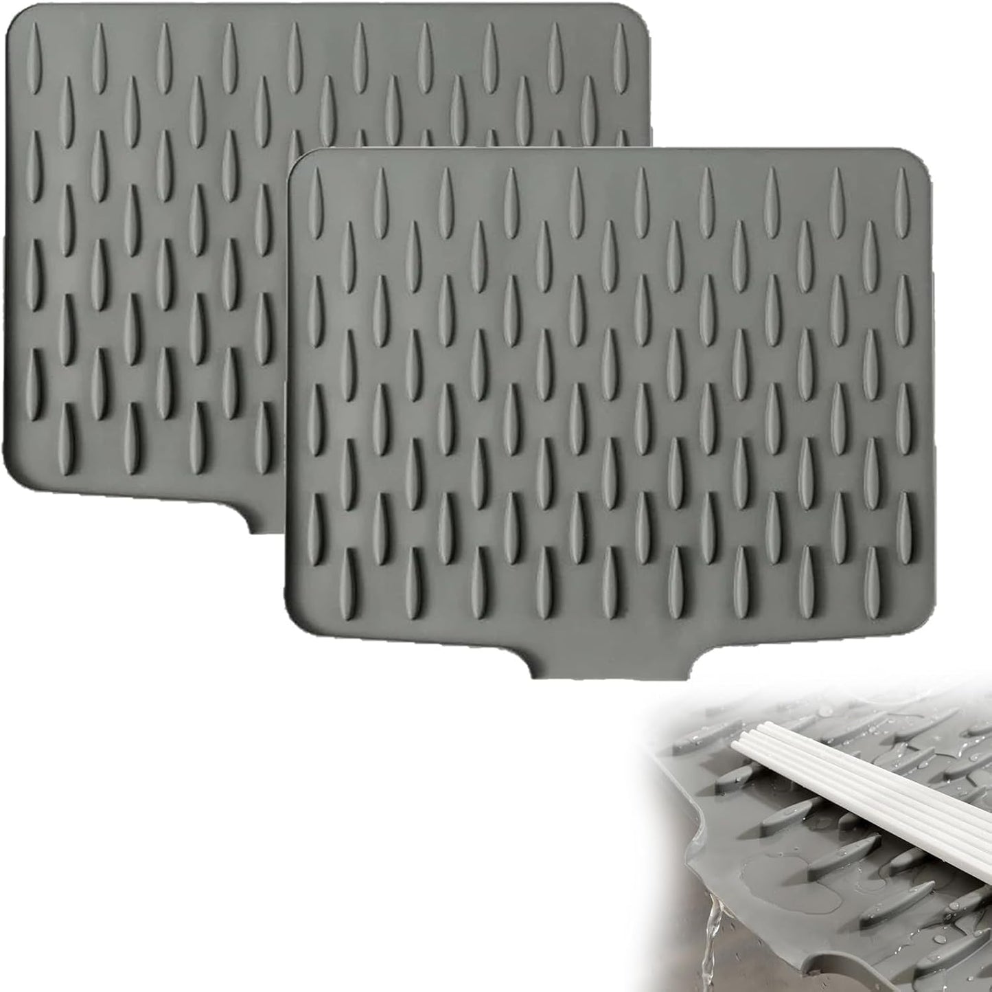GALER - Tapis de Drainage Silicone - Résistant à la Chaleur - Antidérapant – €9,74