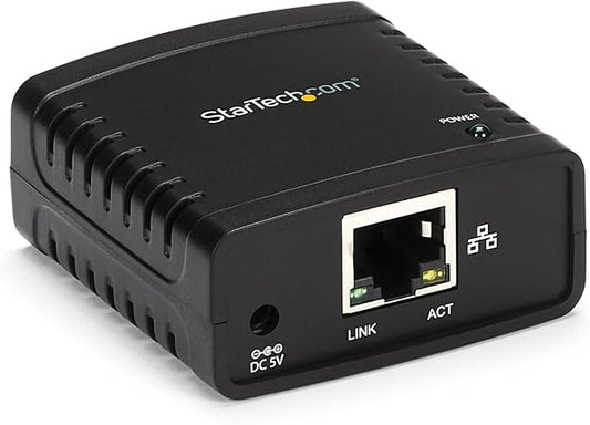 Serveur d'impression StarTech USB 2.0 – Réseau 10/100 Mbps