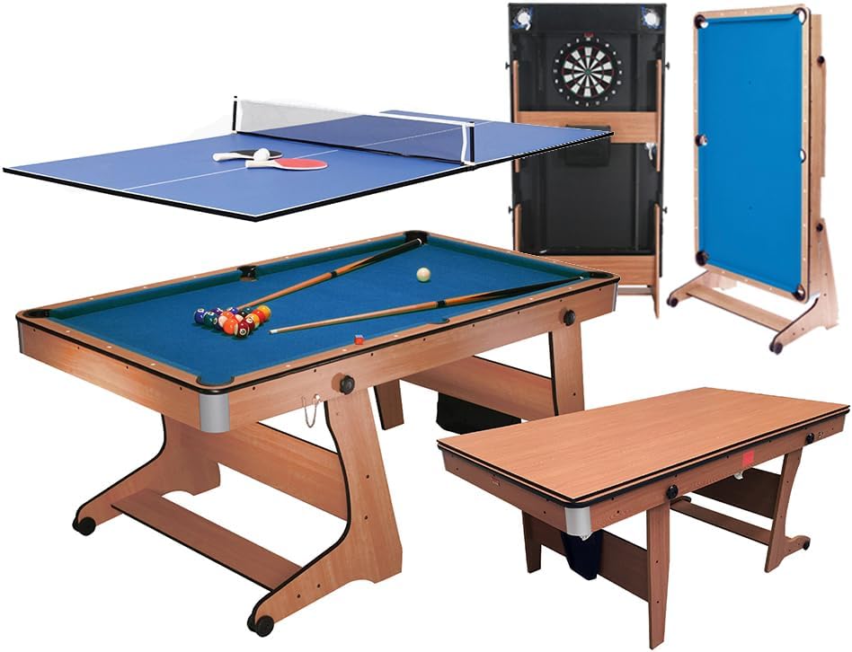 BCE - Table de Jeux 3-en-1 - Pliable - Accessoires Inclus – €268,99