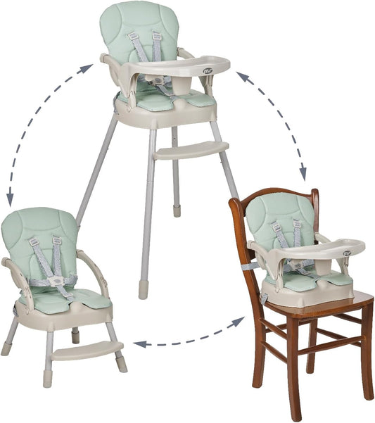 MS BabyWorld - Chaise Haute Bébé - 3 en 1 - Pliable et Confortable – €29,99