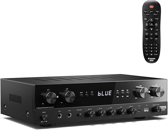 Amplis Donner 1000W Bluetooth 5.0 – 4 Canaux