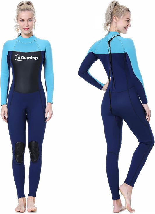 Wenlia - Combinaison de Plongée - 3mm Néoprène - Fermeture Éclair Dos – €28,99