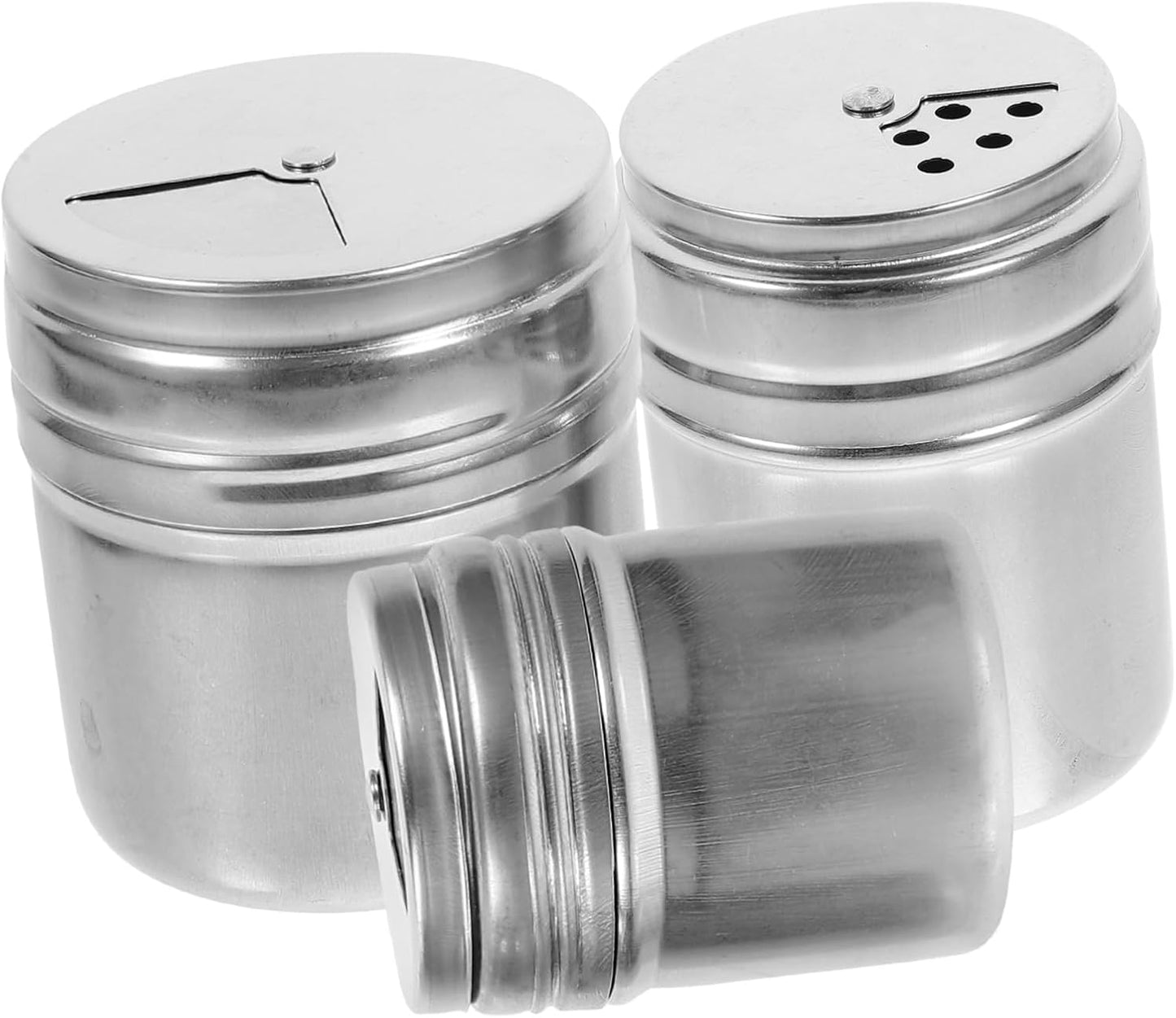 Alipis - Pots à Épices - Acier Inoxydable - Couvercle Perforé
