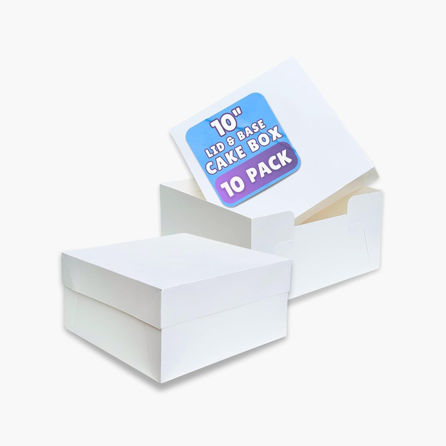 PACK N TRADE - Boîte à Gâteau 10 Pouces - Structure Renforcée - Facile à Assembler – €6,49