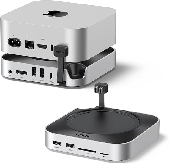 Station d'accueil UGREEN Mac Mini M4 – 10 Ports – 4K DisplayPort