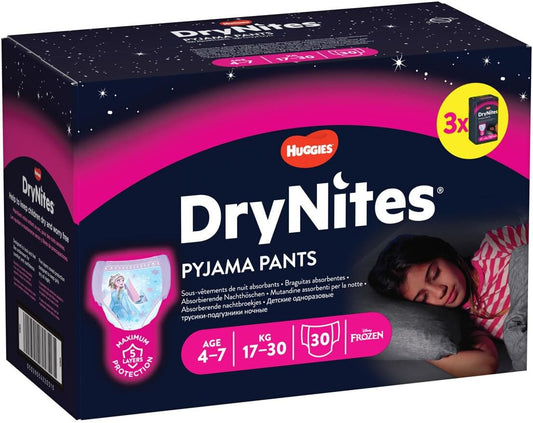 HUGGIES - Pyjama Pants - Protection Nocturne - Ajustement Confortable – €25,99