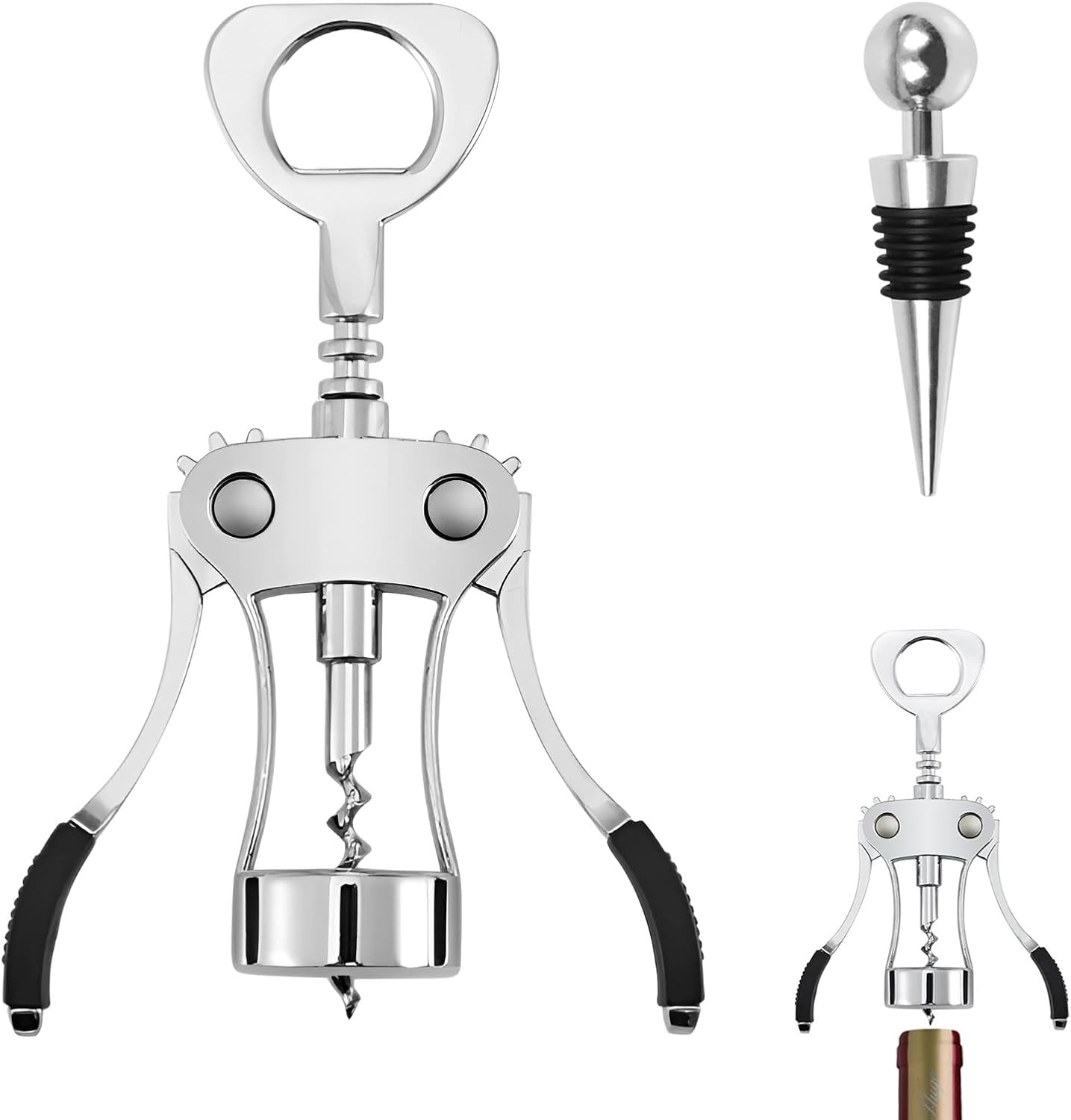 ONTHIS - Ouvre-Bouteille Multifonction - Alliage de Zinc - Design Ergonomique – €4,74
