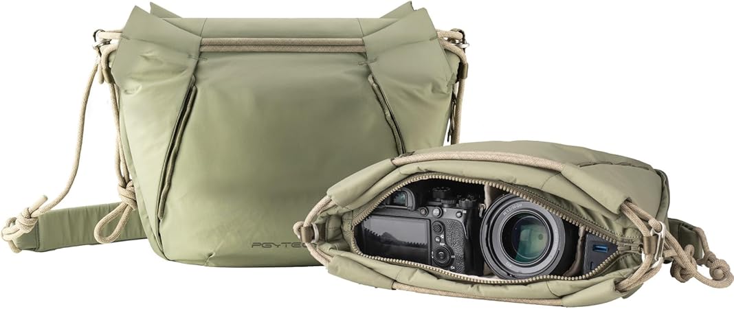 Housse pour appareil photo PGYTECH OneGo – Vert forêt, Ultra-léger