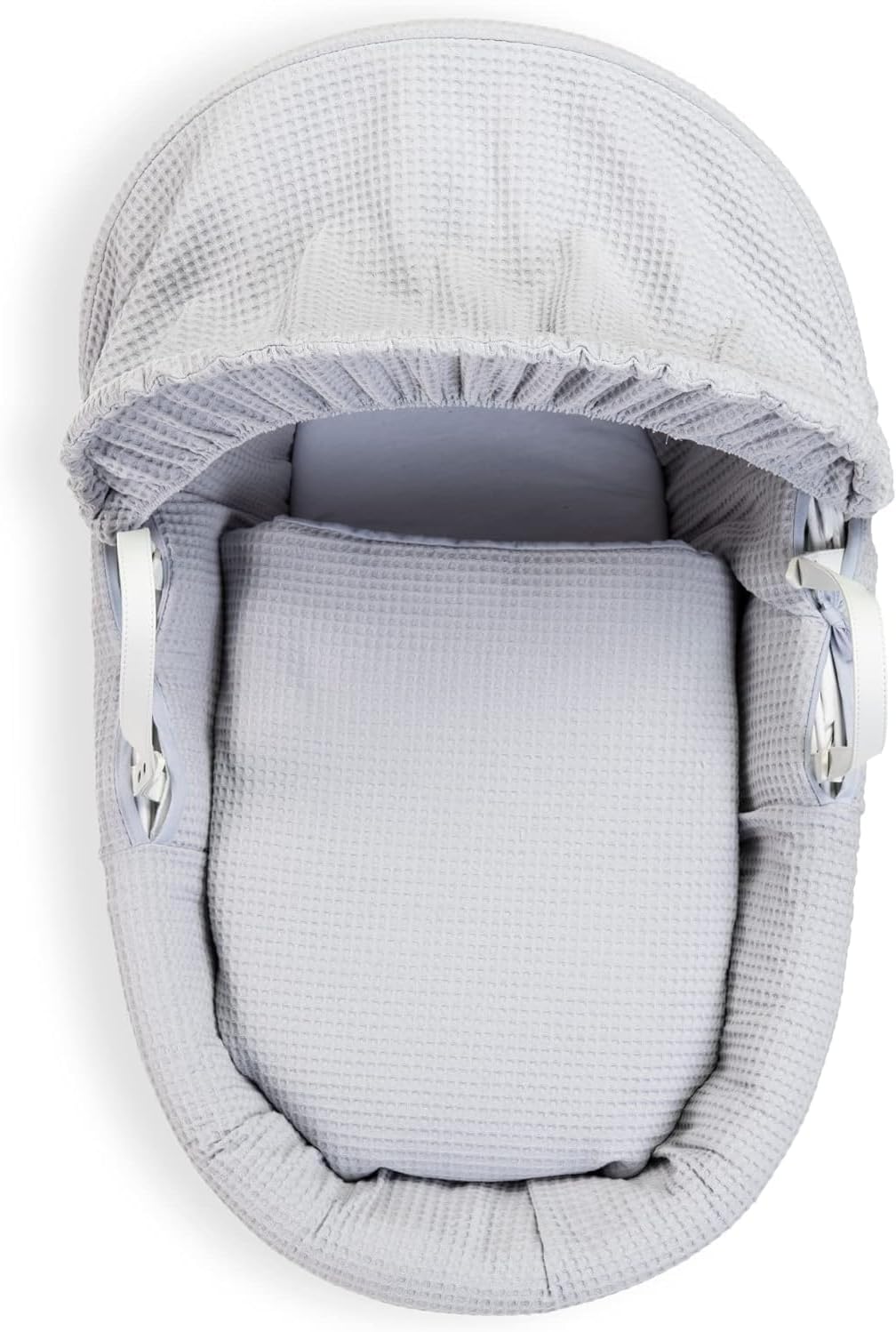 Clair de Lune - Set de Literie Moïse - Coton Nid d'Abeille - Gris – €26,99