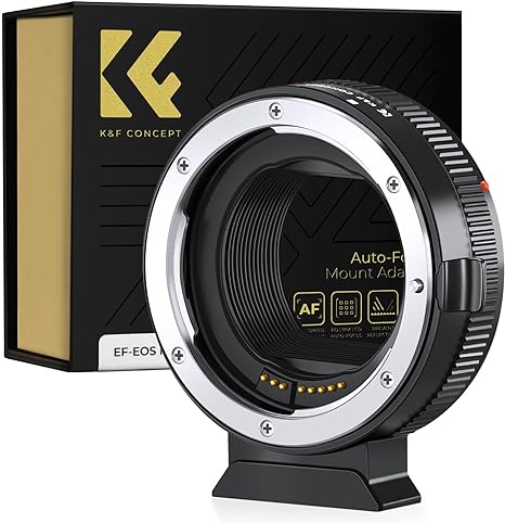 Adaptateur et Convertisseur K&F Concept Autofocus – Métal avec Étui