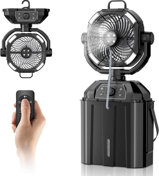 FuBegi - Ventilateur Portable - Brumisation - Batterie Rechargeable – €51,99