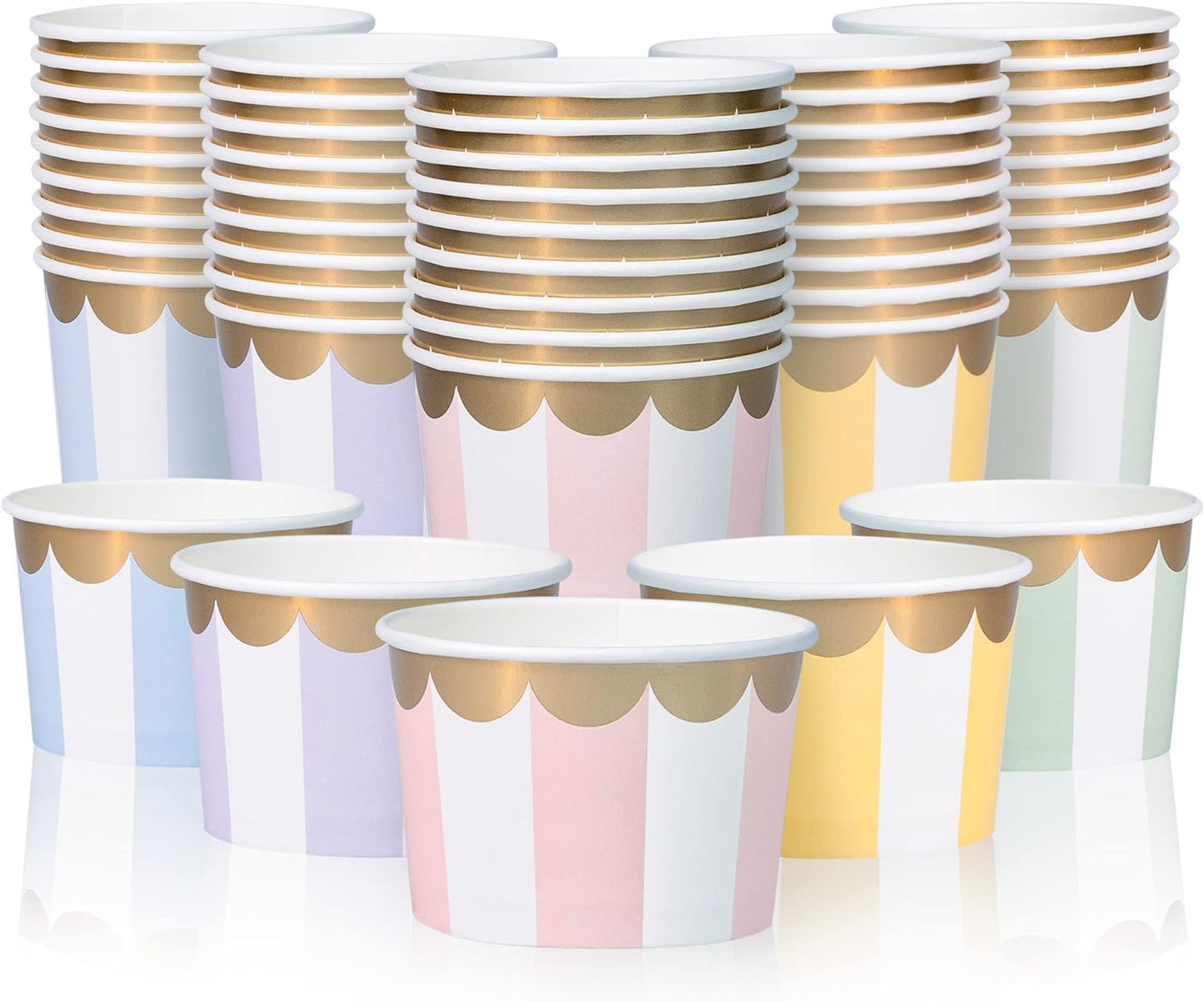 Confettiville - Coupes à Dessert - 50-Pack - 266ml – €6,49