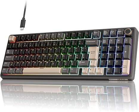 Clavier gaming RK ROYAL KLUDGE R98 Pro – Rétroéclairage RGB – Switches Linéaires
