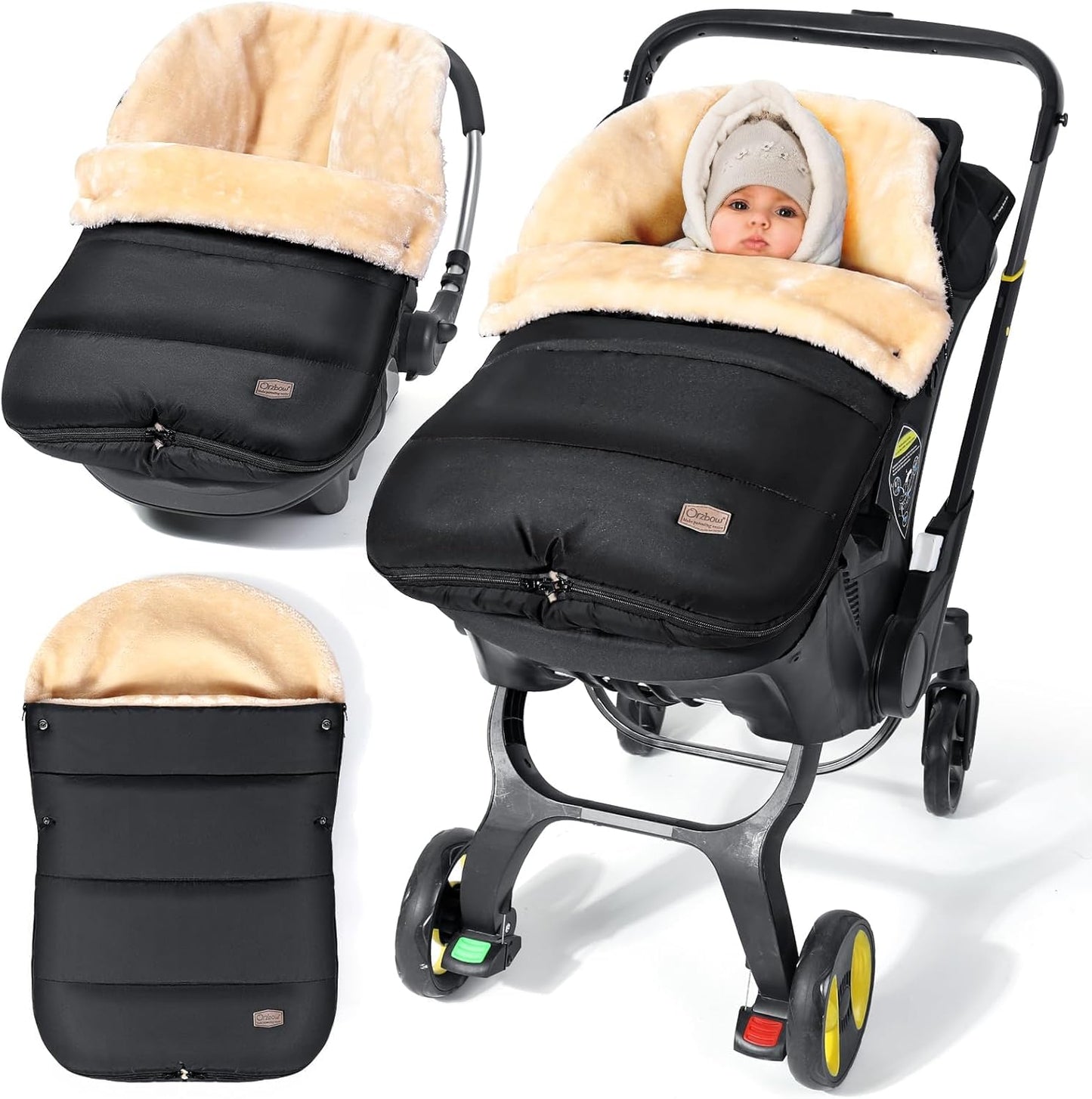 Orzbow - Nid Bébé Cosy - Doublure Polaire - Imperméable – €31,99