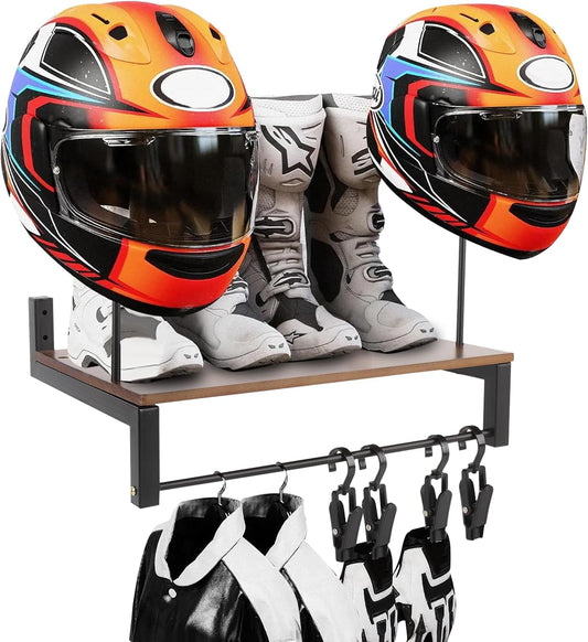 WODHMIEY - Support Mural Casque - Double Support - Pinces à Gants – €31,99