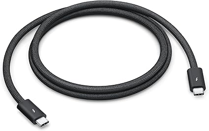 Câble Thunderbolt 5 Apple 1 m – Tressé Noir – 240 W