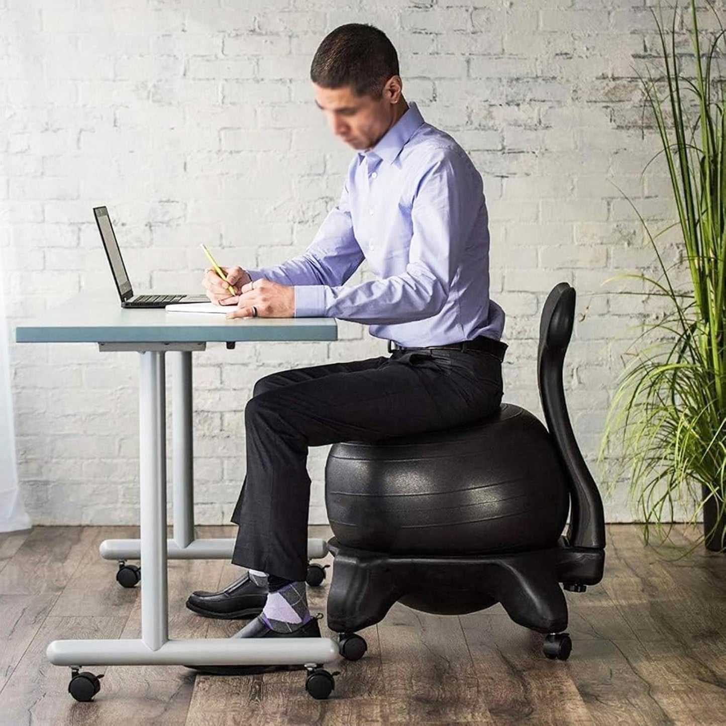 NUNETH - Chaise Ballon Équilibre - Support Dorsal - Soulagement Douleur – €65,99