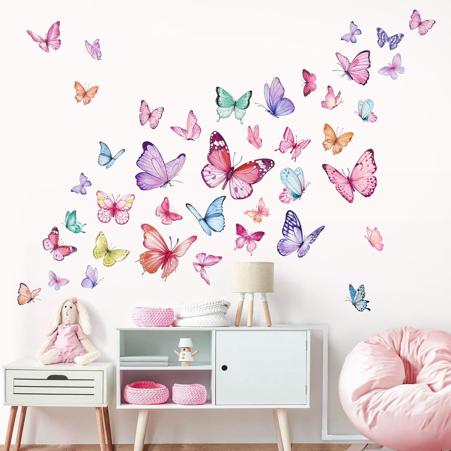 Wondever - Stickers Muraux Papillons - Autocollants Amovibles - Décoration Murale – €7,72