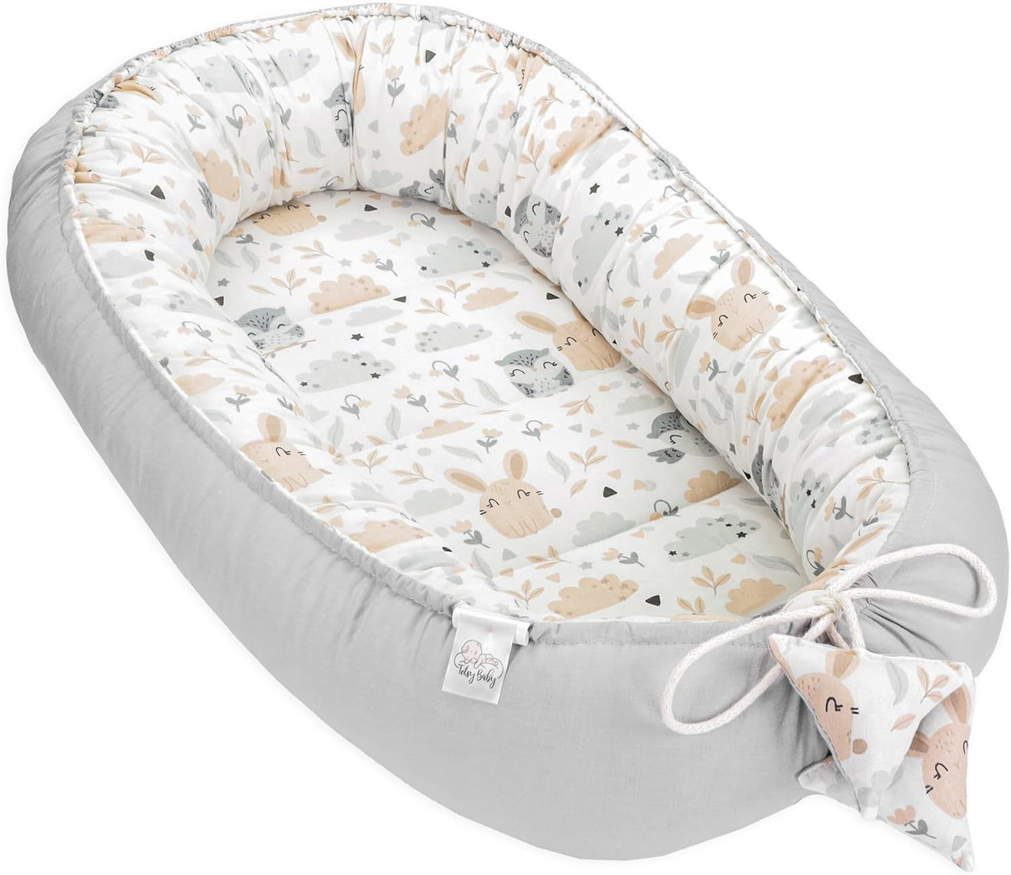 Totsy Baby - Réducteur de Lit Bébé - Coton Respirant - Dimension Ajustable – €36,99