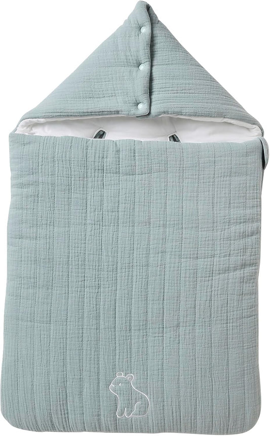 VERTBAUDET - Sac de Couchage Bébé - Coton Gaze - Bleu Gris – €24,99