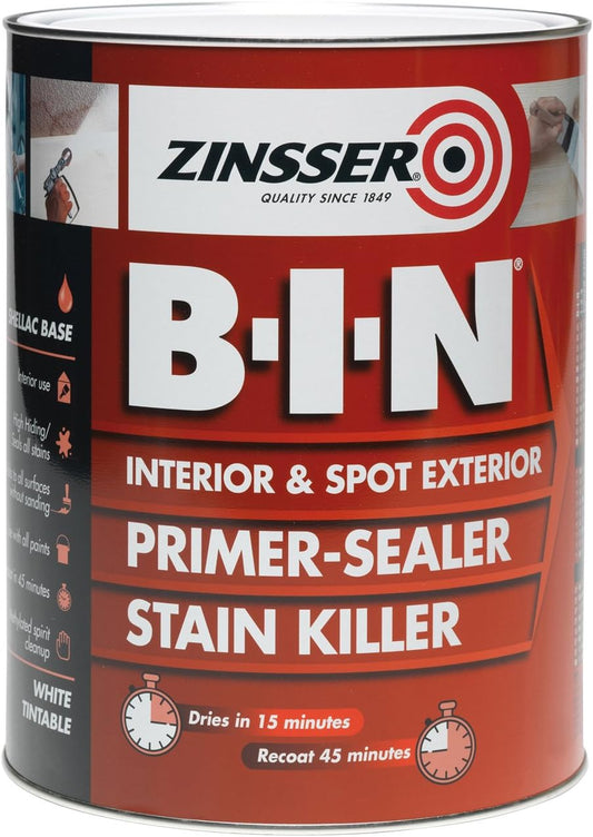 Zinsser - Peinture Primaire - Base Shellac - Adhérence Élevée – €12,18