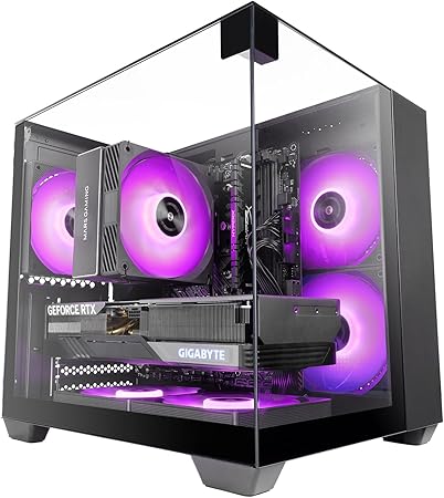 Boîtier PC Mars Gaming MC-VISIONM – Triple Verre Trempé – Noir