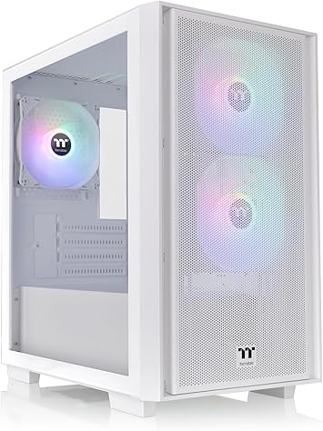 Boîtiers PC Thermaltake Versa H16 TG ARGB – Micro Tower – Snow White