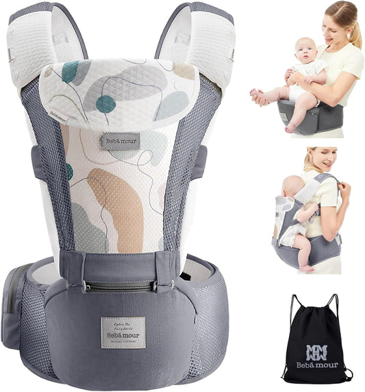 bebear - Porte-bébé Ergonomique - Siège de Hanche - Coton Respirant – €38,99