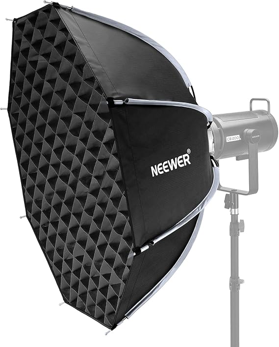 Softbox NEEWER 90cm Octogonale – Support Bowens, Grille