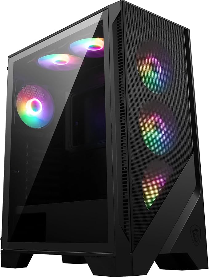Boîtier PC MSI MAG Forge 120A – Airflow Optimisé, Verre Trempé