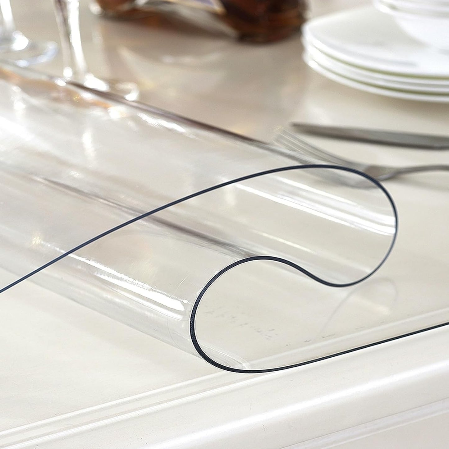Generic - Protecteur de Table - PVC Transparent - Facile à Nettoyer – €19,73