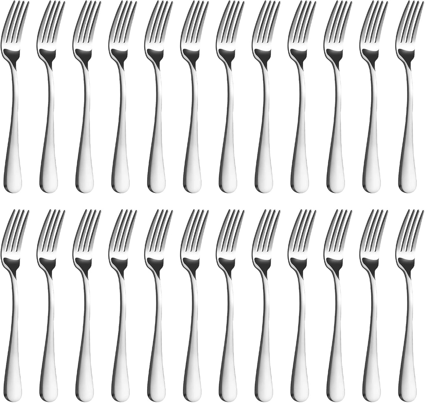 BEWOS - Set de Fourchettes - Acier Inoxydable - 24 Pièces – €8,44