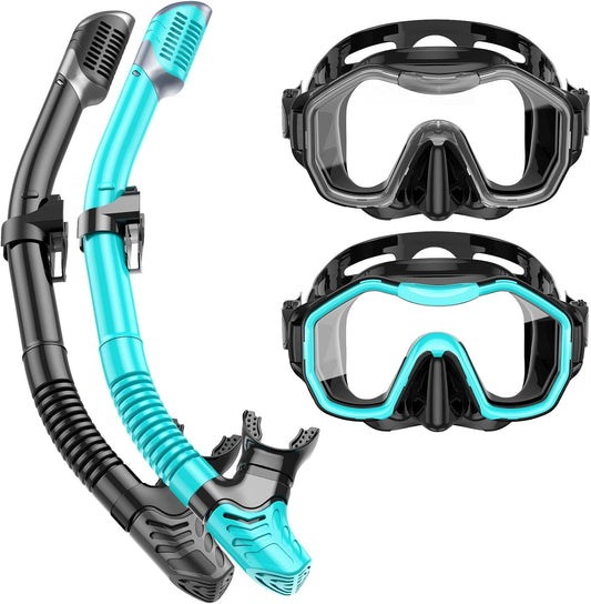 Lealinga - Kit de Snorkel - Masque Panoramique - Conception Anti-Fuite – €30,99