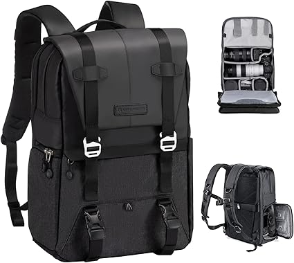 Sac à Dos pour Appareil Photo K&F Concept – Housse Imperméable – Pour DSLR