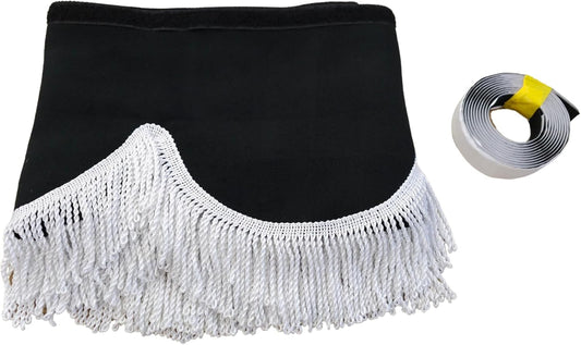 KRAM-TRUCK - Rideau de Camion - Protection Solaire - Franges Blanches – €26,99