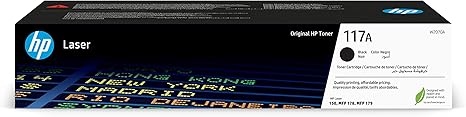 Toner HP 117A Noir – Modèle W2070A – 1000 Pages