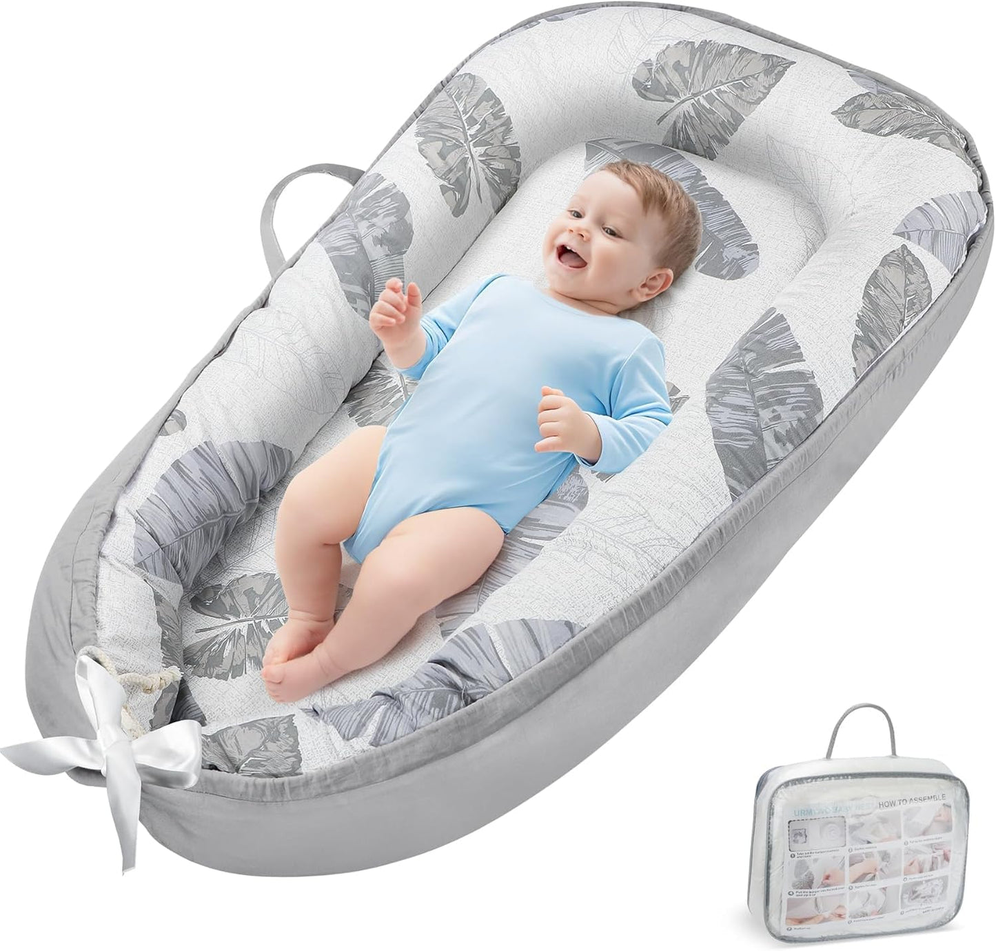 URMYWO - Réducteur de Lit Bébé - Coton Pur 100% - Double Face – €34,99
