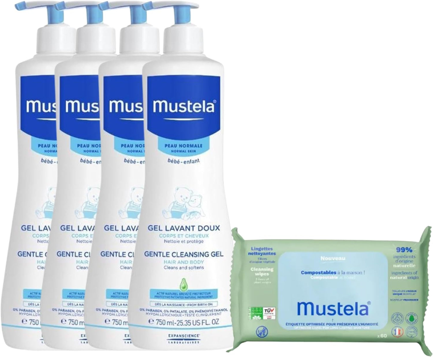 Mustela - Gel Lavant Doux Bio - Protège Peau et Cheveux – €43,99
