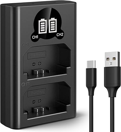 Ensemble batterie et chargeur K&F Concept – Double Emplacement LCD