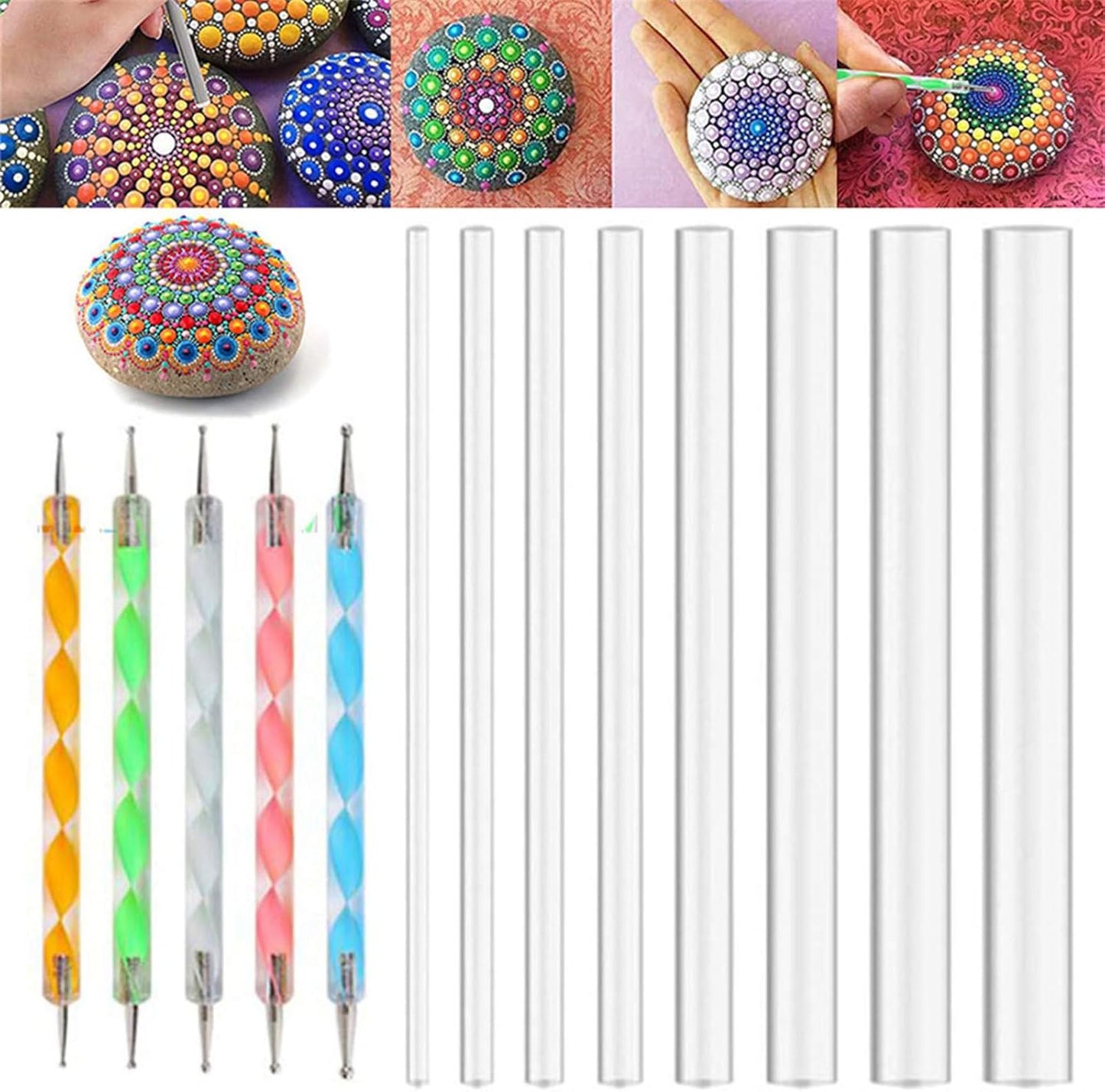 Generic - Outils Mandala - Kit de Peinture - Stylos Double-Embout – €5,15