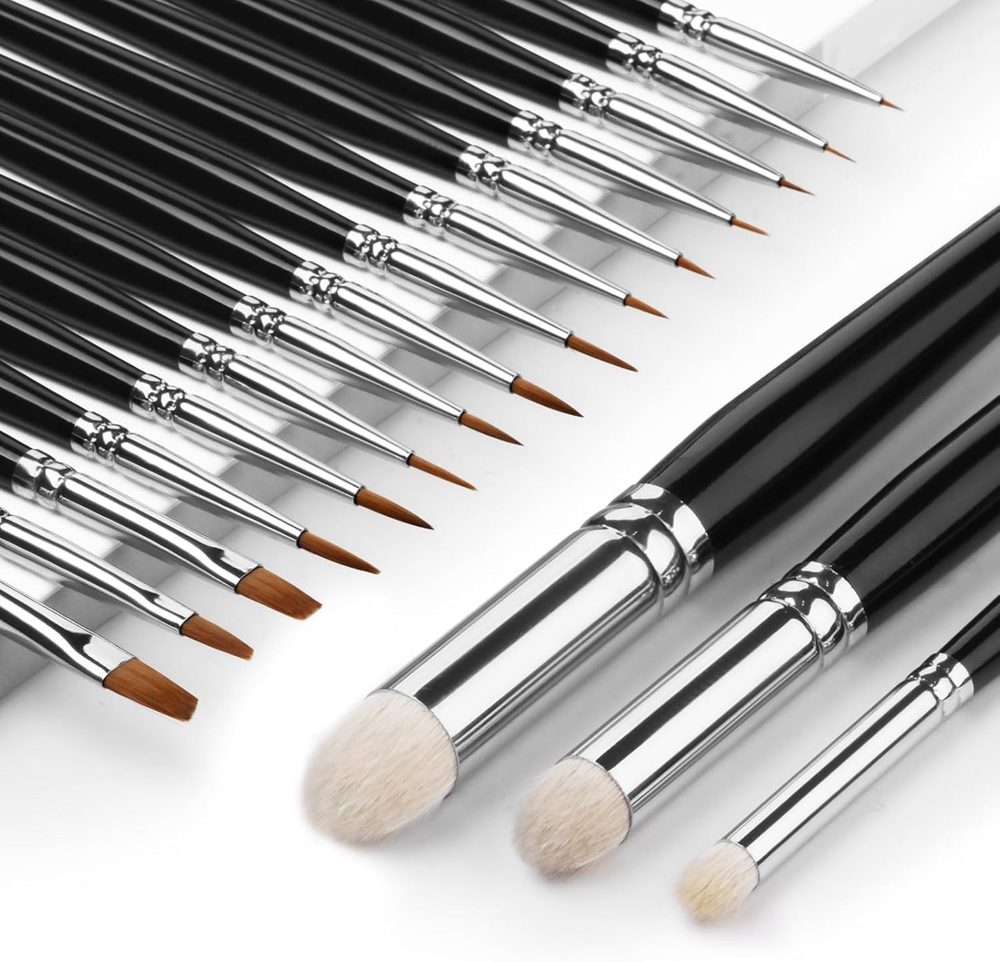 Tyrkuiy - Pinceaux Miniatures - Set de Drybrush - Manche Ergonomique – €16,24