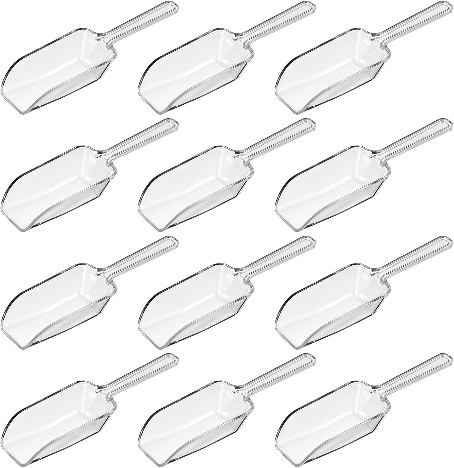 Giantree - Cuillères de Cuisine - Acrylique Transparent - Lot de 12 – €5,20