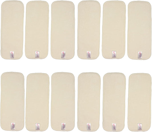 Littles & Bloomz - Inserts en Bambou - 4 Couches - Absorption Efficace – €25,99