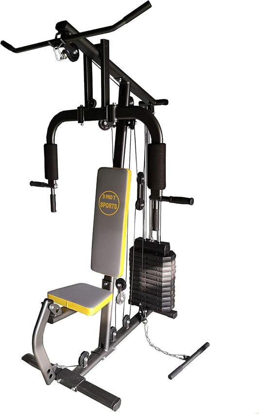 D pro T - Multi Gym - 50KG Poids Intégrés - Machine à Poulies – €88,99