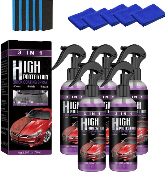 MIOKUKO - Spray de Revêtement Voiture - Céramique 3-en-1 - Haute Protection – €25,99