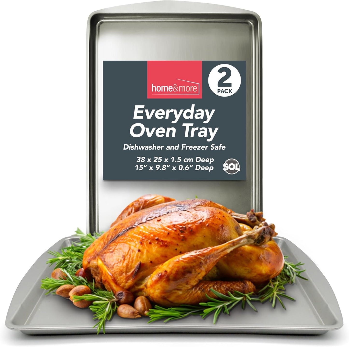 SOL - Plateaux de Cuisson - Antiadhésif - Acier Inoxydable – €3,24