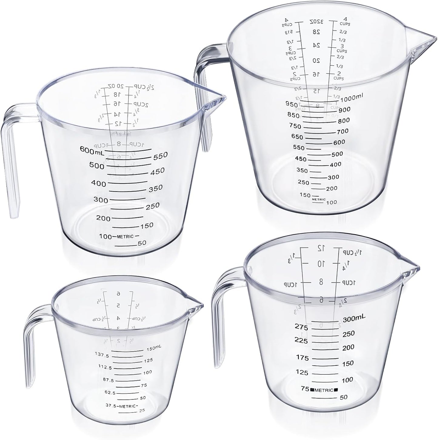 Lychico - Ensemble de Pichets Doseurs - Empilables - Sans BPA – €5,19