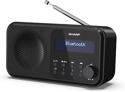 Radios DAB Sharp DR-P420 – Bluetooth et USB – Noir