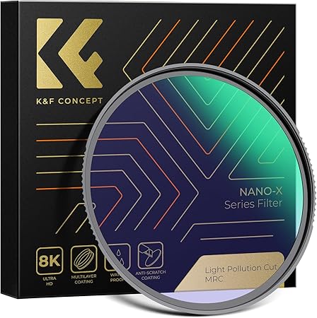 Filtres correcteurs de couleur K&F Concept 77mm – Anti-Pollution Lumineuse